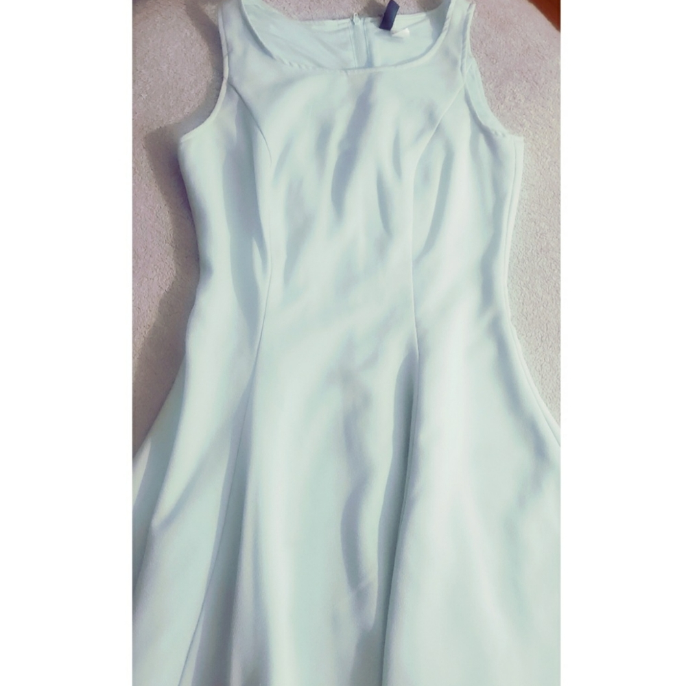 Mint Green Fit and Flare Dress